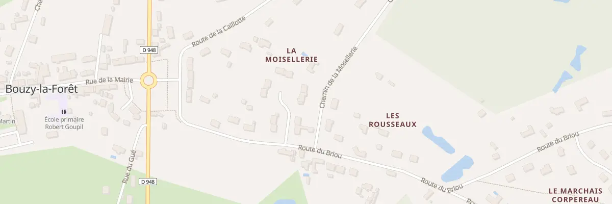 Plan du 3 Lot de la Moisellerie à Bouzy-la-Forêt