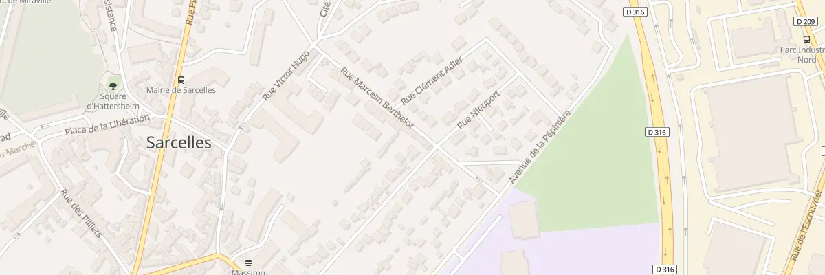 Plan du 41 Rue Beauséjour à Sarcelles