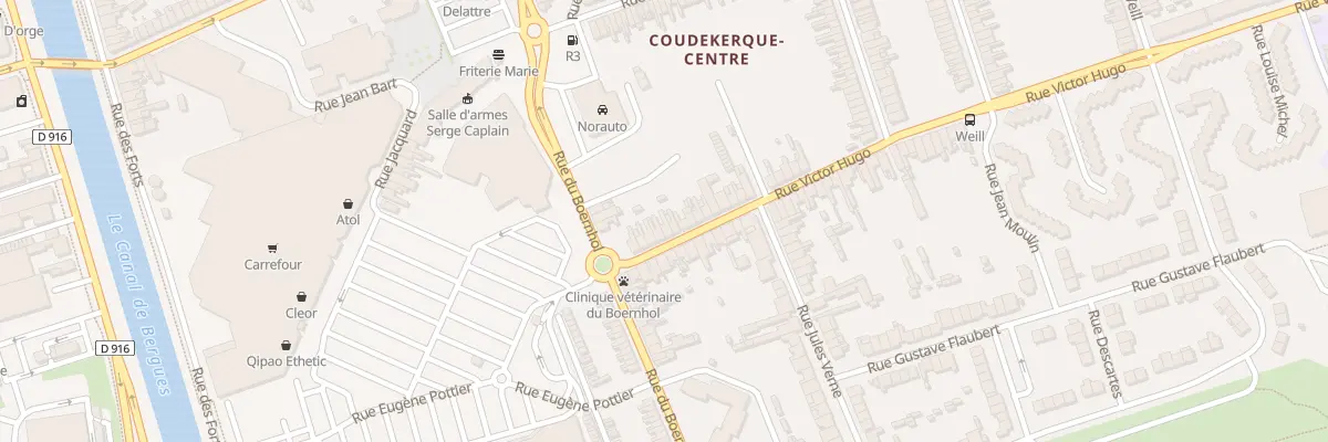 Plan du 11 Rue Victor Hugo à Coudekerque-Branche