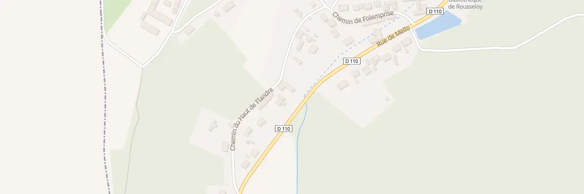 Plan du 54 Rue de Mello à Rousseloy
