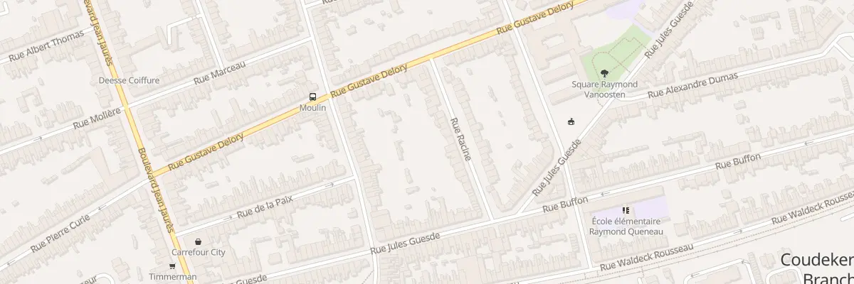 Plan du 20 Rue Racine à Coudekerque-Branche