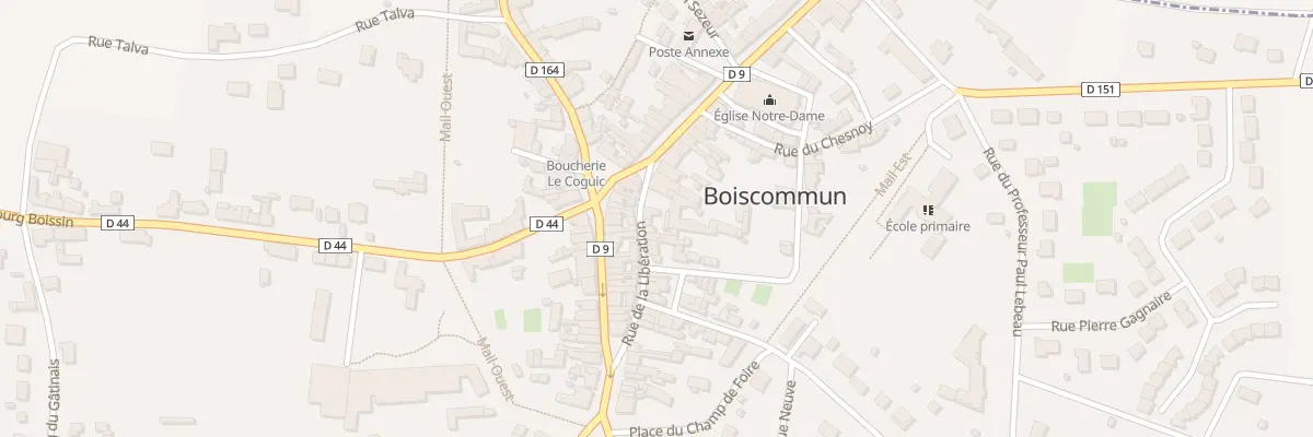 Plan du 3 Rue de la Liberation à Boiscommun