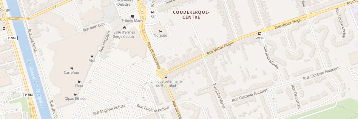 Plan du 13 Rue Victor Hugo à Coudekerque-Branche