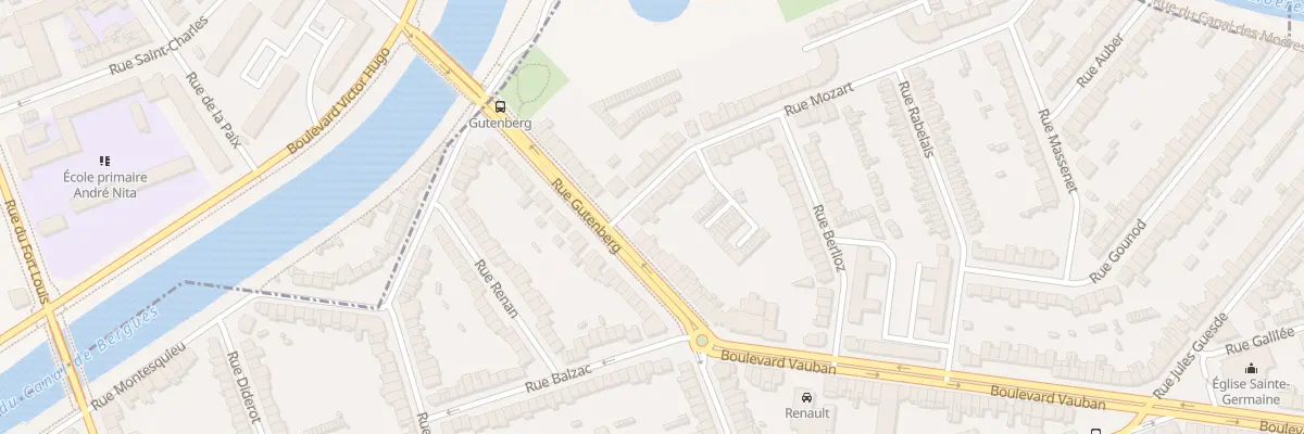 Plan du 54 Rue Mozart à Coudekerque-Branche