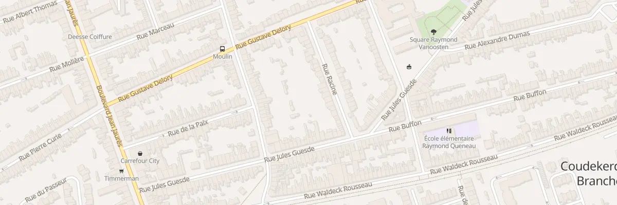 Plan du 12 Rue Racine à Coudekerque-Branche