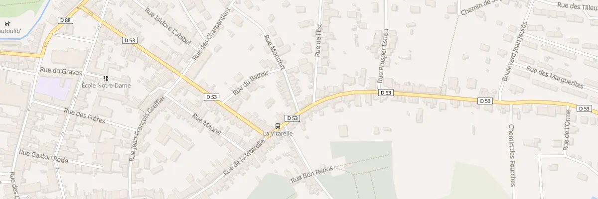 Plan du 57 Rue de la Vitarelle à Mazamet