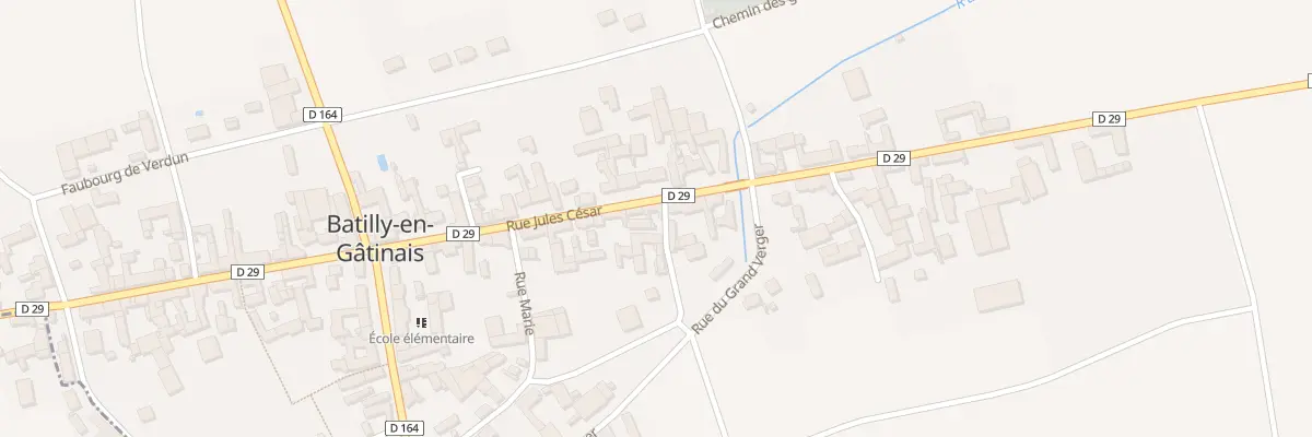 Plan du 1 Rue de la Basse-Cour à Batilly-en-Gâtinais