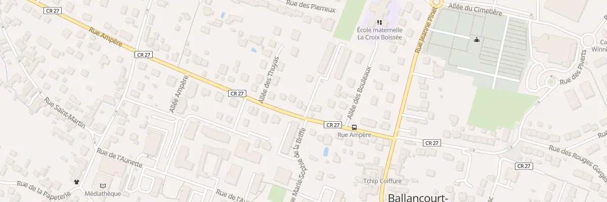 Plan du 22 Rue Ampère à Ballancourt-sur-Essonne