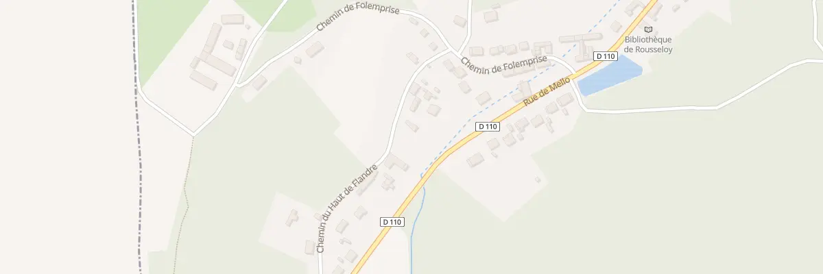 Plan du 54A Rue de Mello à Rousseloy