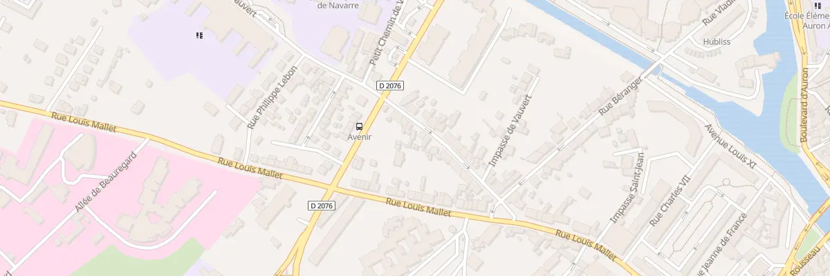 Plan du 21 Rue de Vauvert à Bourges