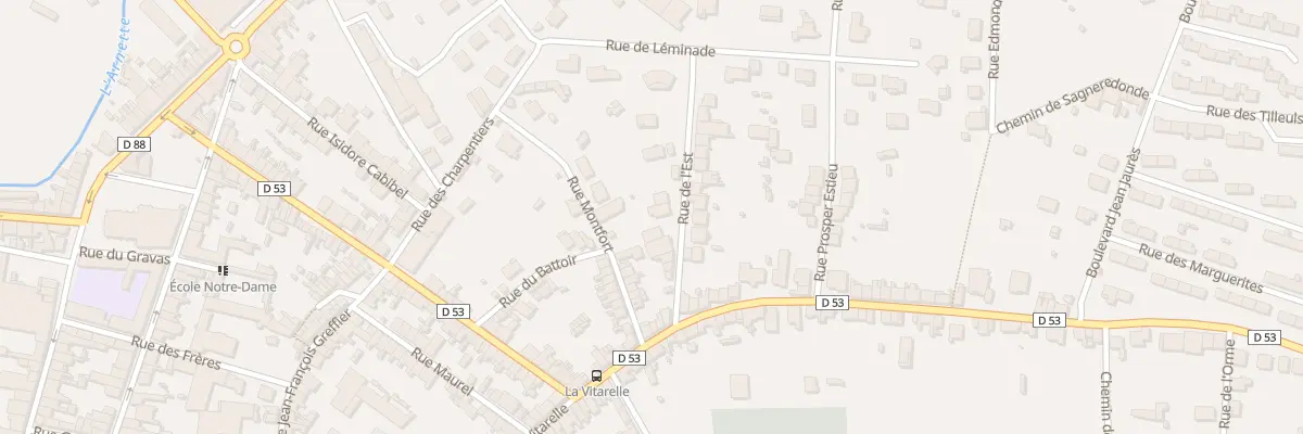 Plan du 17 Rue de l’Est à Mazamet