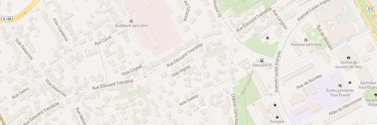 Plan du 39 Rue Edouard Tremblay à Vitry-sur-Seine