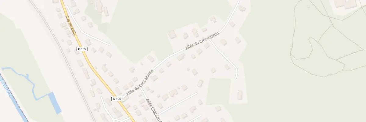 Plan du 8 All du Croc Martin à Boutigny-sur-Essonne