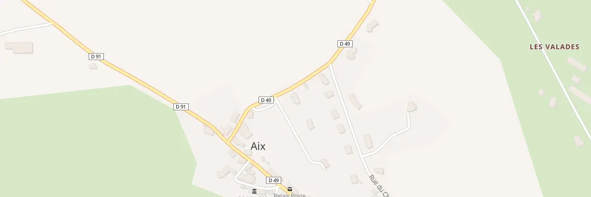 Plan du 1 Imp de la Tantine à Aix