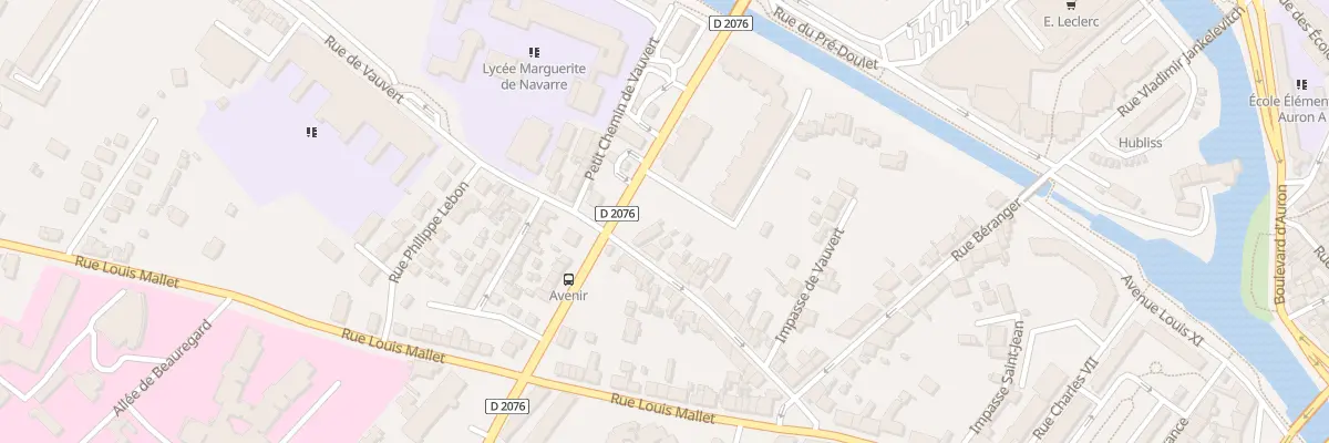 Plan du 30 Rue de Vauvert à Bourges