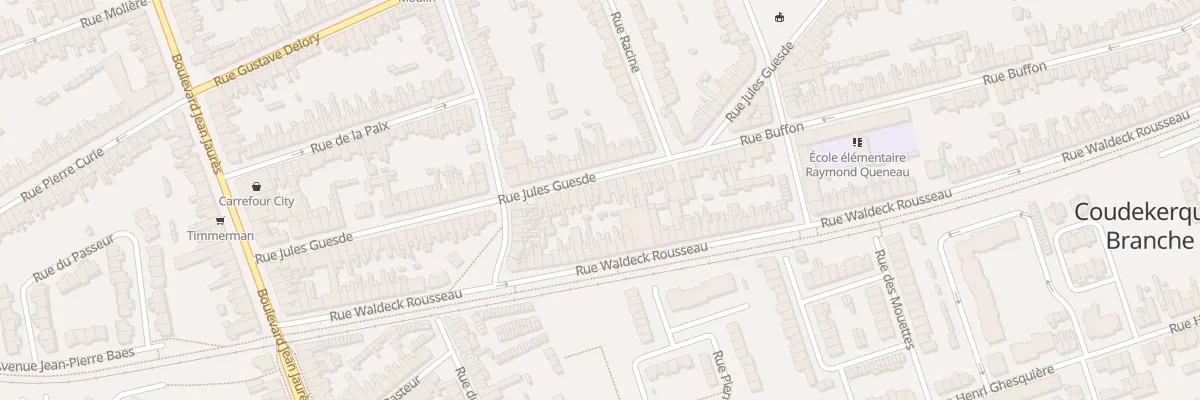 Plan du 72 Rue Jules Guesde à Coudekerque-Branche