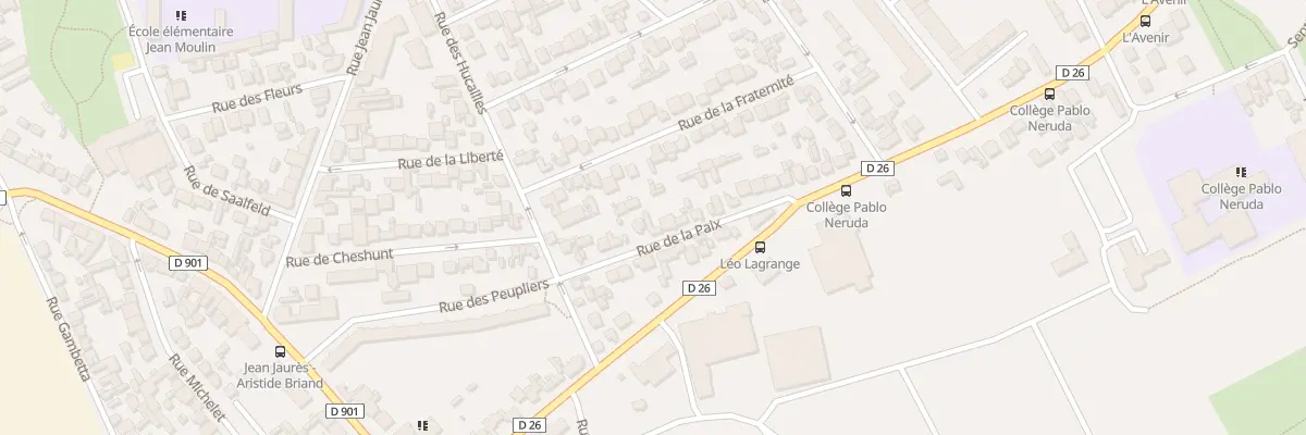 Plan du 13 Rue de la Paix à Stains