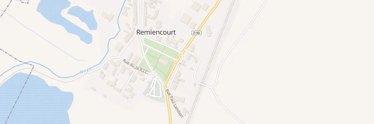 Plan du 7 Rue d’Amiens à Remiencourt