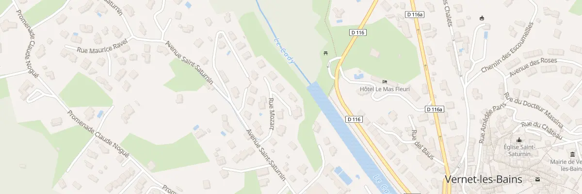 Plan du 5T Rue Mozart à Vernet-les-Bains