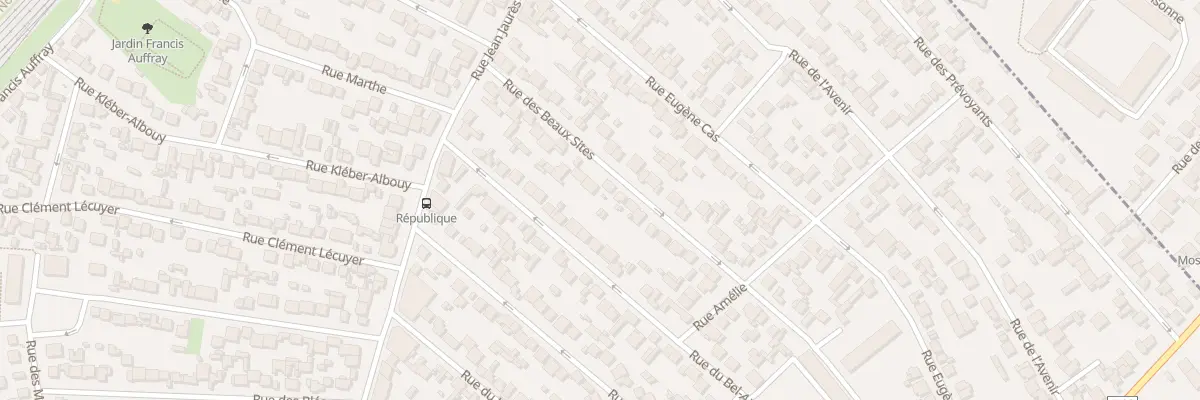 Plan du 24 Rue des Beaux Sites à Stains