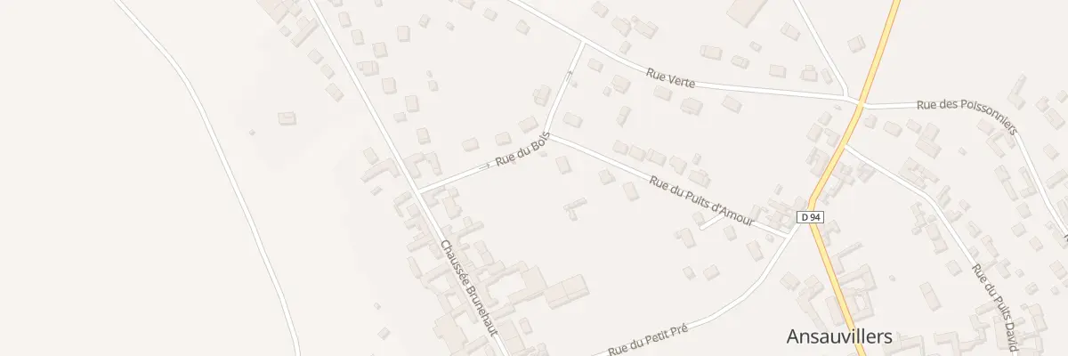 Plan du 6 Rue du Bois à Ansauvillers