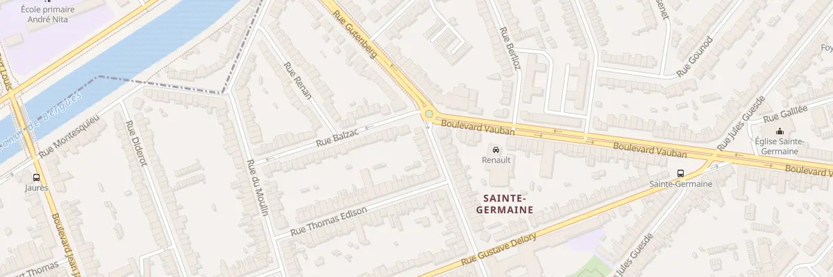 Plan du 97 Rue Arago à Coudekerque-Branche