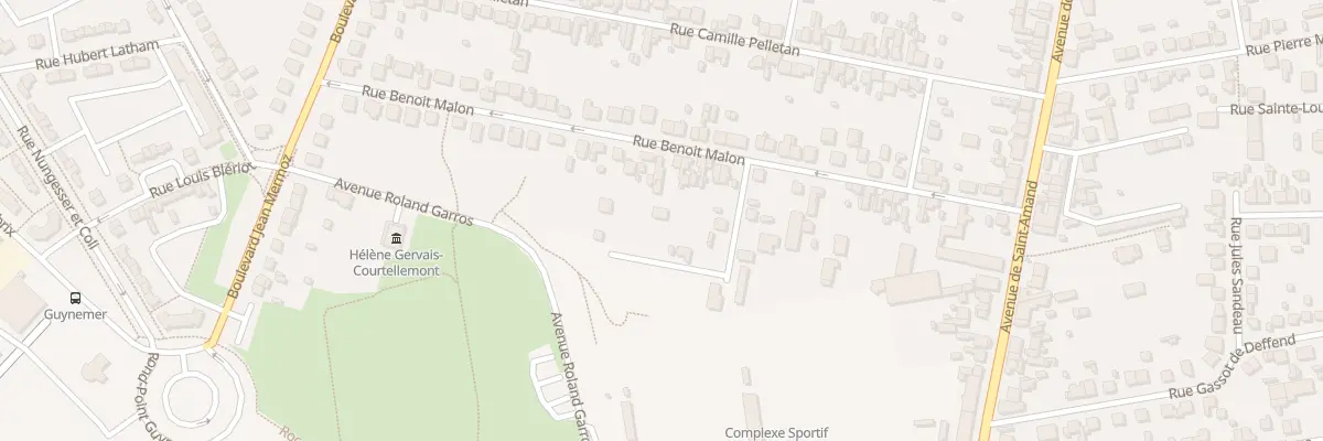 Plan du 43 Rue Benoît Malon à Bourges