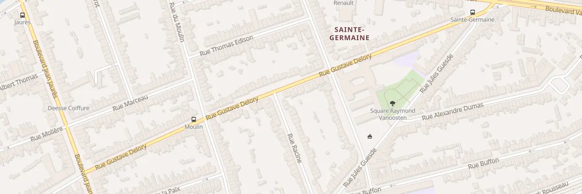 Plan du 96 Rue Gustave Delory à Coudekerque-Branche