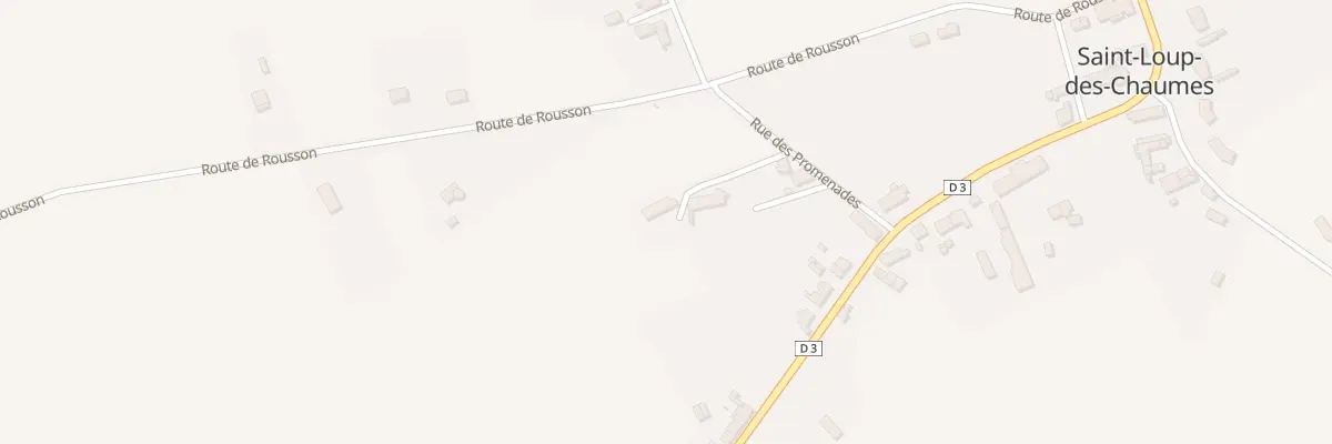 Plan du 1 All des Paquerettes à Saint-Loup-des-Chaumes
