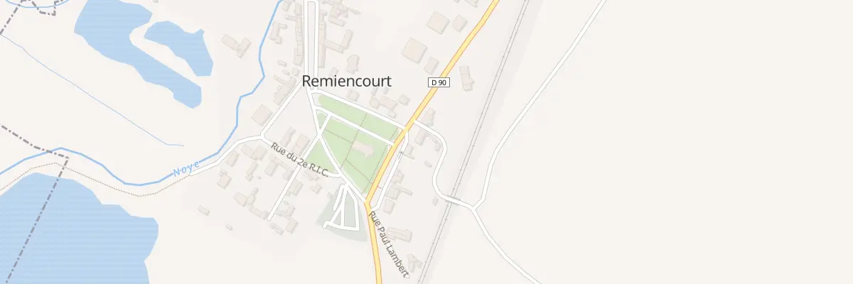 Plan du 9 Rue d’Amiens à Remiencourt