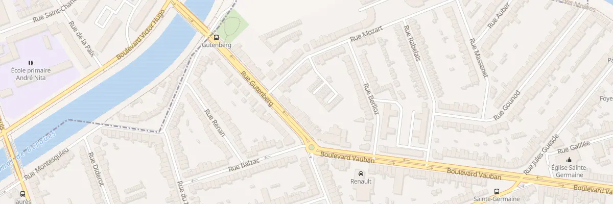 Plan du 18 Rue Gutenberg à Coudekerque-Branche