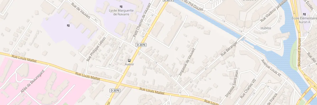 Plan du 24 Rue de Vauvert à Bourges