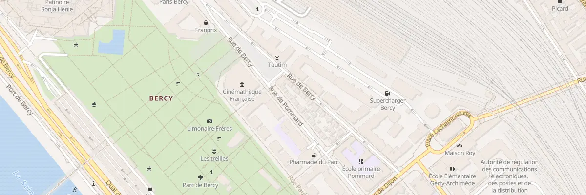 Plan du 34 Rue de Pommard à Paris 12e Arrondissement