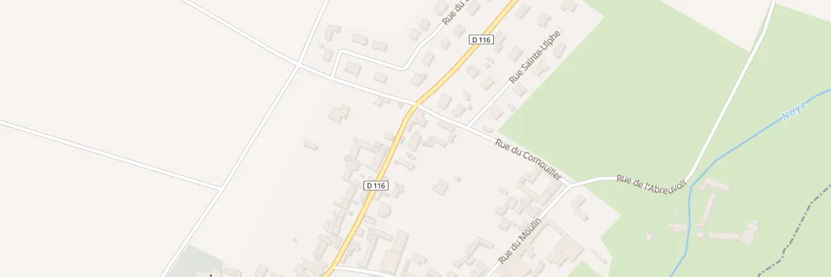 Plan du 3 Rue Louis Tribout à Cottenchy