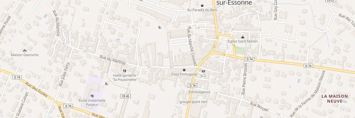 Plan du 8 Rue du Martroy à Ballancourt-sur-Essonne