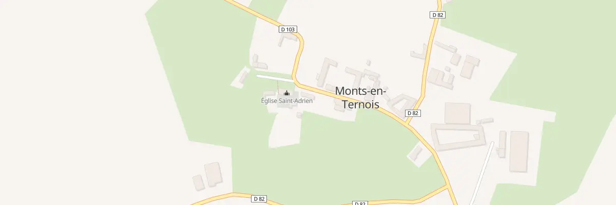 Plan du 6 Rue Principale à Monts-en-Ternois