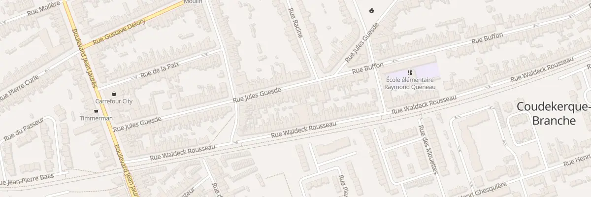 Plan du 78 Rue Jules Guesde à Coudekerque-Branche