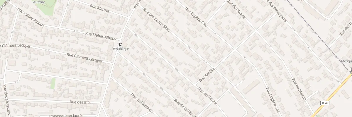 Plan du 27 Rue du Bel Air à Stains