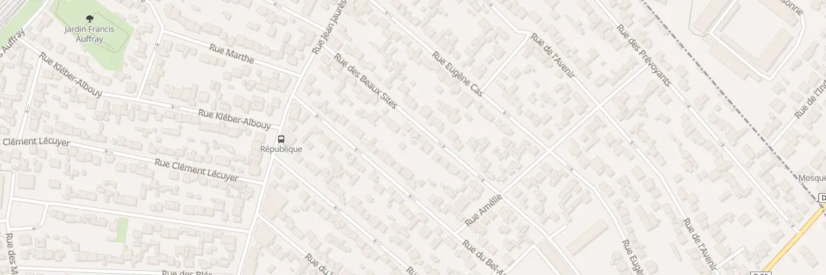 Plan du 26 Rue des Beaux Sites à Stains