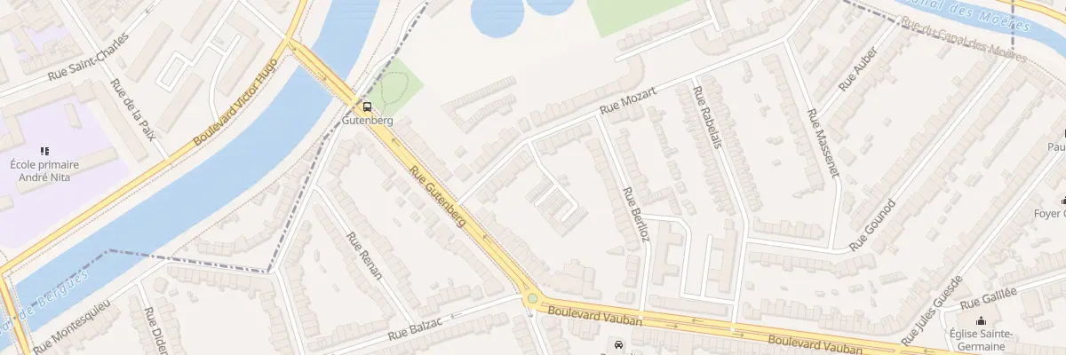Plan du 42 Rue Mozart à Coudekerque-Branche