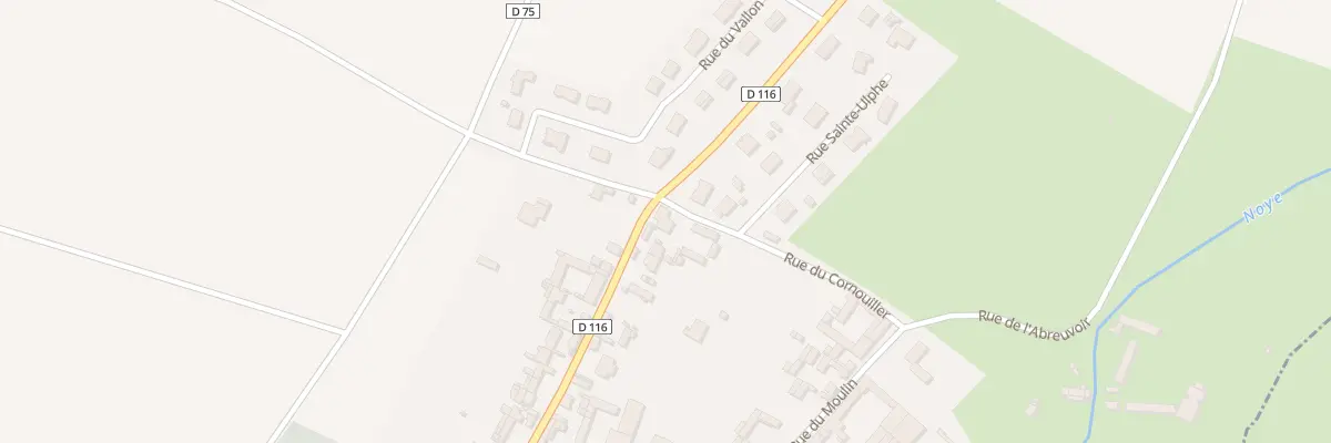 Plan du 1 Rue Louis Tribout à Cottenchy