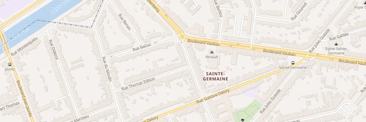 Plan du 85 Rue Arago à Coudekerque-Branche