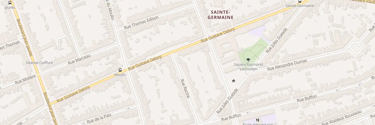 Plan du 37 Rue Racine à Coudekerque-Branche