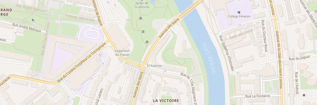 Plan du 7 Rue du Cent Dixieme Ri à Dunkerque
