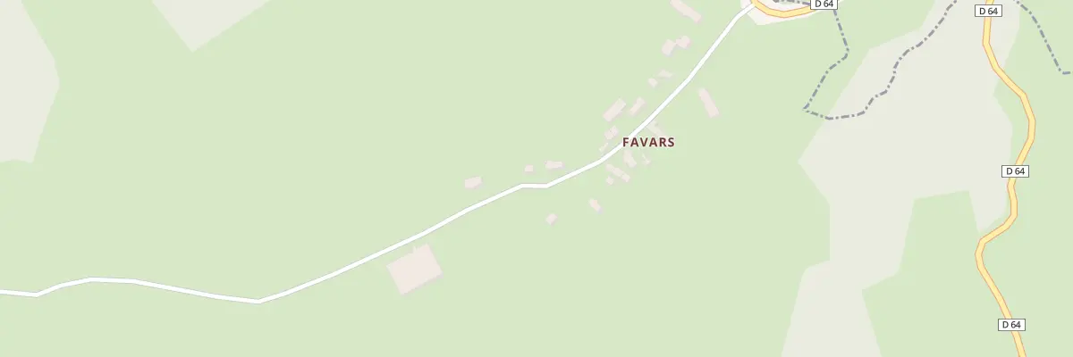 Plan du 5122 Favars à Freix-Anglards
