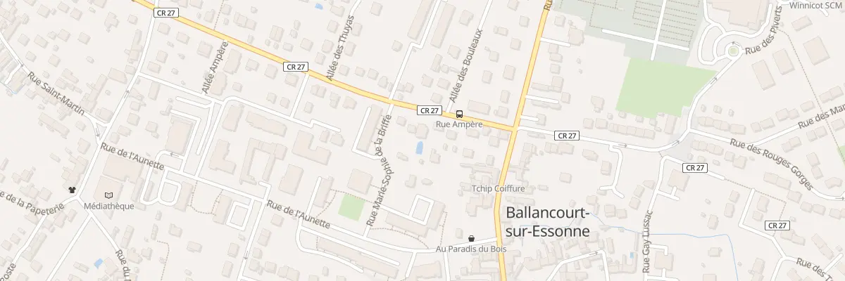 Plan du 9 Rue Ampère à Ballancourt-sur-Essonne