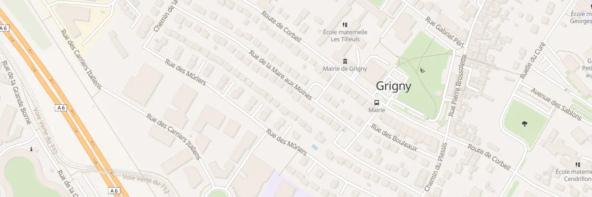 Plan du 30 Rue de la Mare aux Moines à Grigny