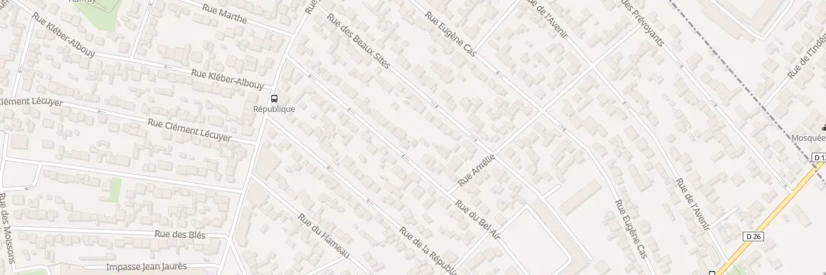 Plan du 29 Rue du Bel Air à Stains
