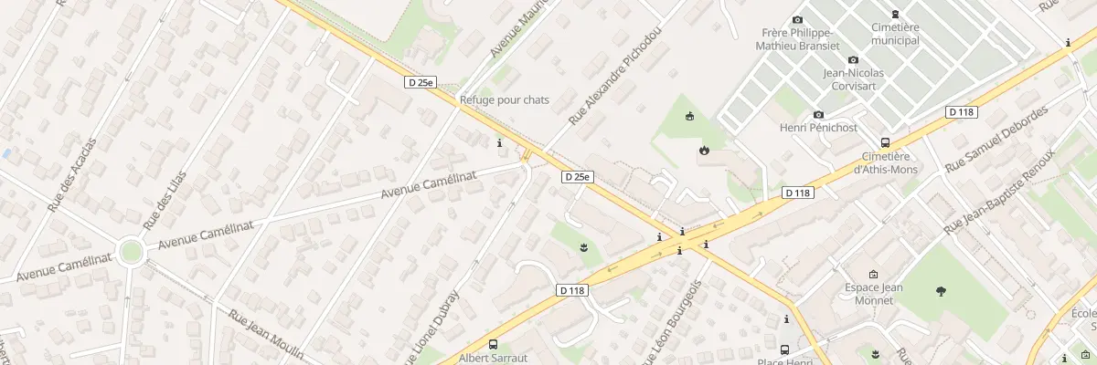 Plan du 1 Rue Lionel Dubray à Athis-Mons