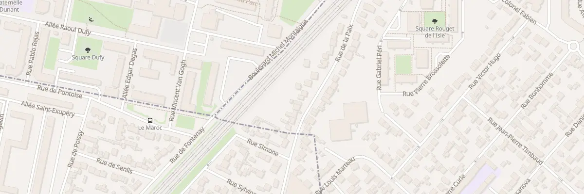 Plan du 24 Rue de la Paix à Garges-lès-Gonesse